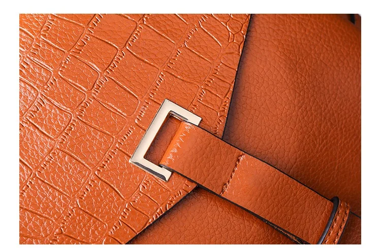 Fashion Crocodile Women Backpack High Quality PU leather Shoulder bag female Backpack for Teenage Girls School Bag Daypack (8)