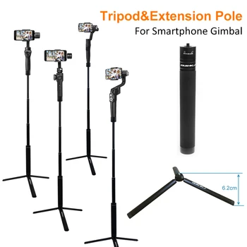 

Tripod and Extension Pole for DJI pocket 2 osmo 4 /Zhiyun Smooth 4 Q/ Crane M2 Mijia feiyu Handheld Gimbal Accessories