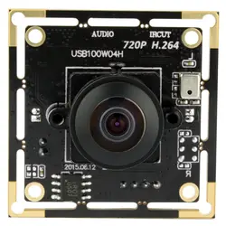 Elp 720 P 1mp HD 30fps H.264 170 градусов угол обзора широкоугольный CMOS Камера модуль доска с микрофоном для Android, linux и windows