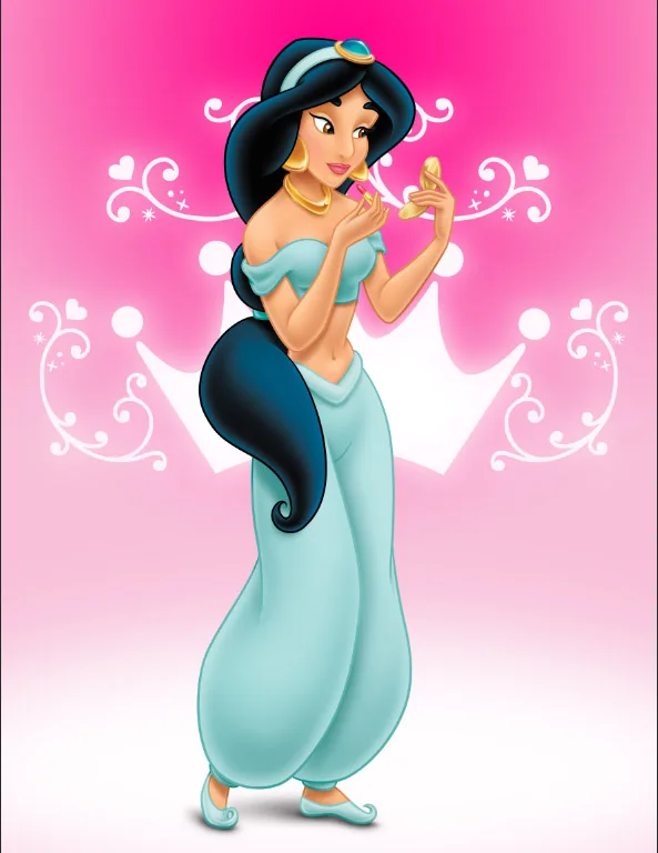 

Jasmine Princess cartoon happy birthday photo background photography backdrops quality vinyl