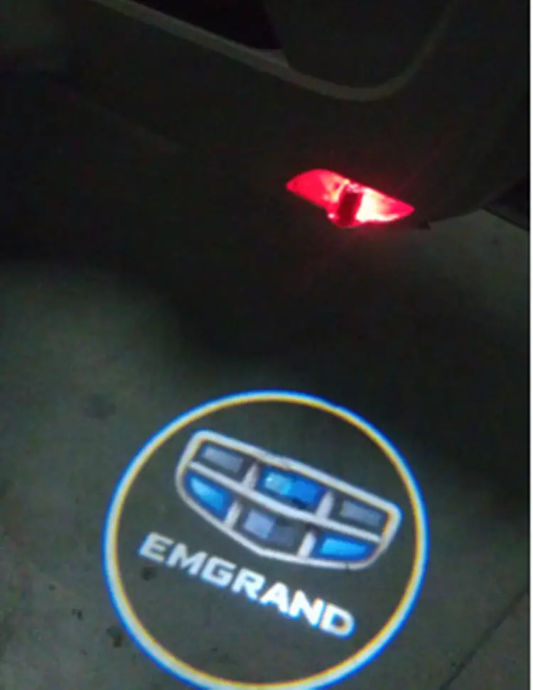 Для Geely new Emgrand X7 EmgrarandX7 EX7 SUV, автомобиль Добро пожаловать Дверь Призрак Тень светильник