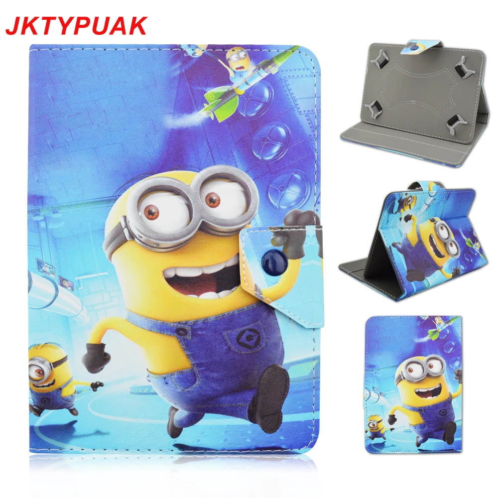 

Cartoon Magnetic Universal Tablet Case Leather PU Stand Cover Funda for Samsung Galaxy Tab 2 10.1 inch GT-P5100 P5110 P5113