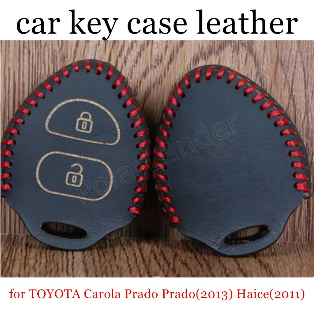 Only Red Car key case Hand sewing car key covers DIY Genuine leather