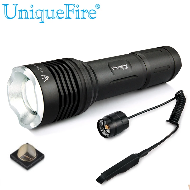 ФОТО Professional Remote Control Night Vision Flashlight UF-1506 IR 940NM Led Zoom 3 Modes Infrared Lamp Torch+Remote Pressure 