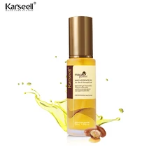 Волосы Экстракт Масло Кератиновое Выпрямление Уход за Волосами Марокко Аргановое Масло кокосовое масло Восстановление завивки В конце концов один гребень Продукты Кондиционер масло для волос Karseell 50ml