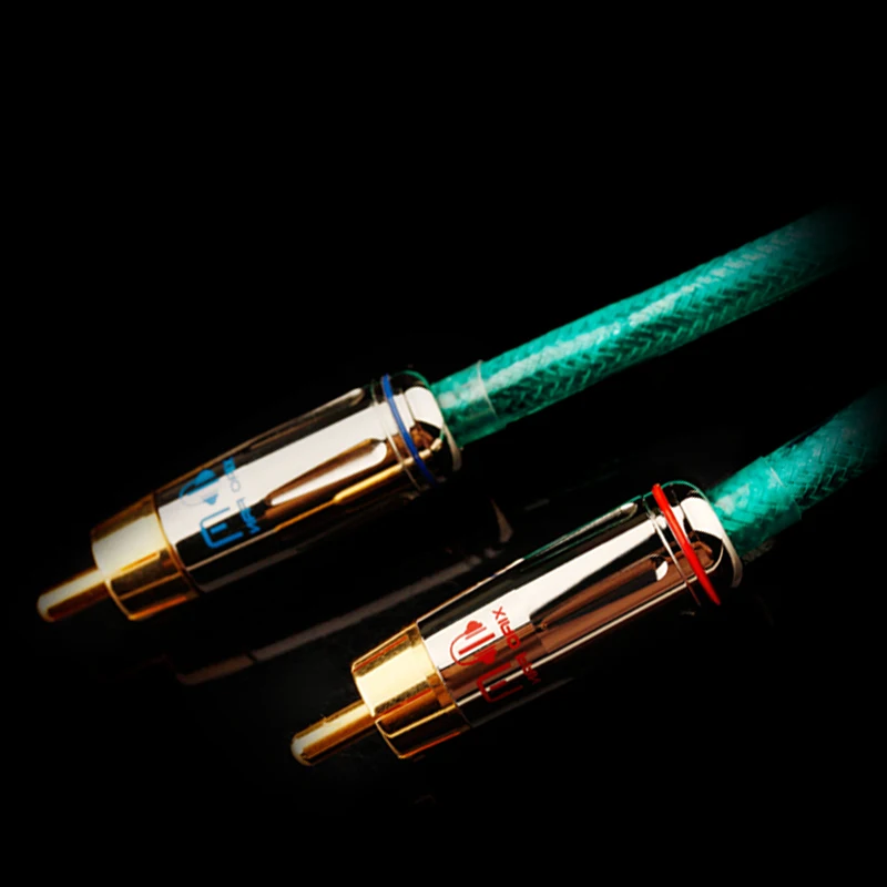 Xiaofan X03 2RCA к 2 RCA штекер штекеру Медь & sp ofc аудио кабель м 3 5 для домашнего кинотеатра