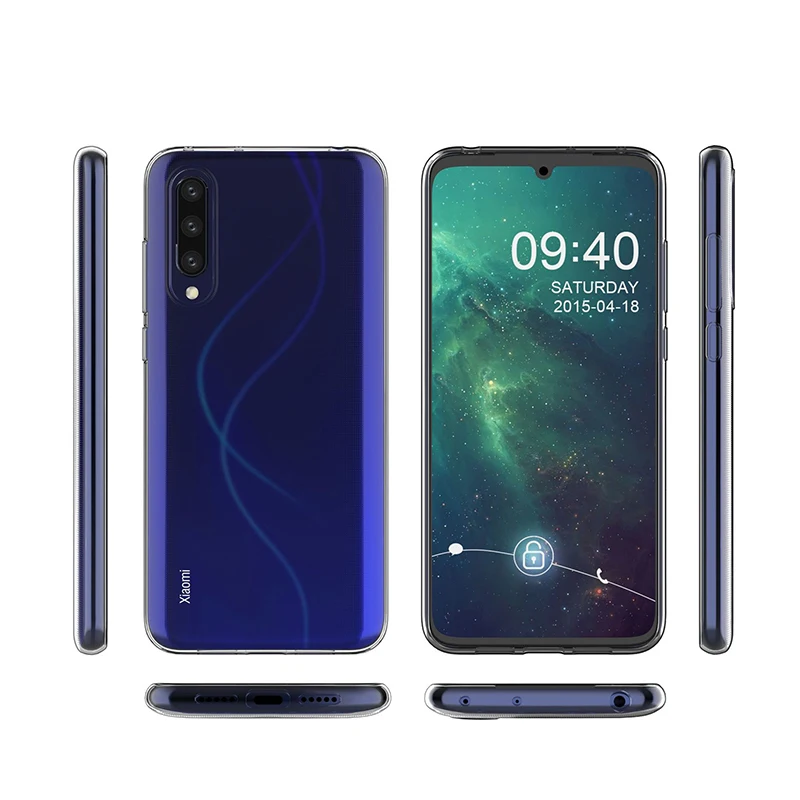 Для Xiaomi mi A3 cc9 e чехол Ультратонкий прозрачный ТПУ силиконовый для телефона Lite micc9