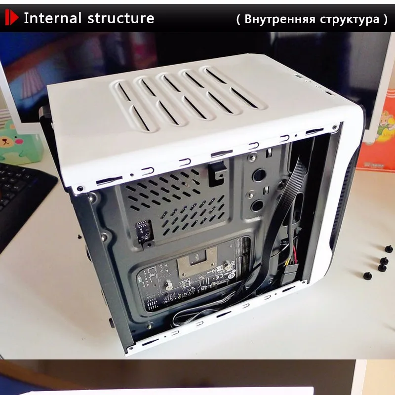 GloryMaster DIY настольный компьютер для Intel I3 I5 мини ПК супер игровой чехол HTPC Чехол Поддержка GTX 750Ti 1080 P