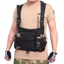 chest rig Tactical Vest Multifunctional Nylon Radio military Strategy Pocket With Pocket Vest On Chest Call Combat Hunting Vest