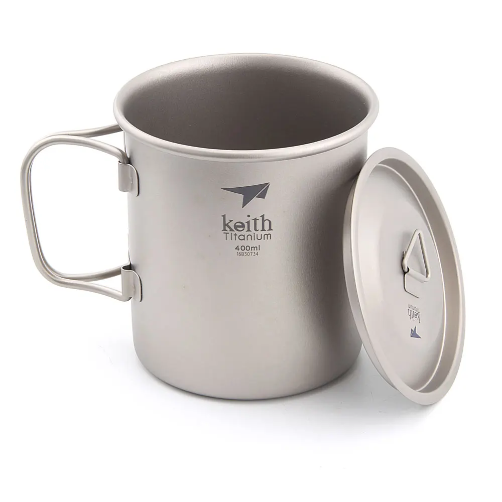 

Keith Ti3203 Titanium Cup Ultralight Single Wall Vacuum Water Cup Camping tools