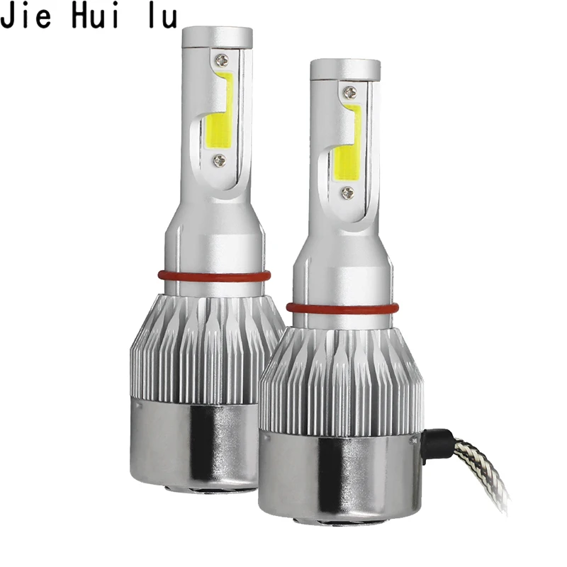 

2Pcs C6 LED Car Headlight H7 H4 COB Chip Bulb H1 H3 H11 9005 9006 9004 9007 Headlamp Fog Lamp Auto Lamps Fog Lights 12V 24V