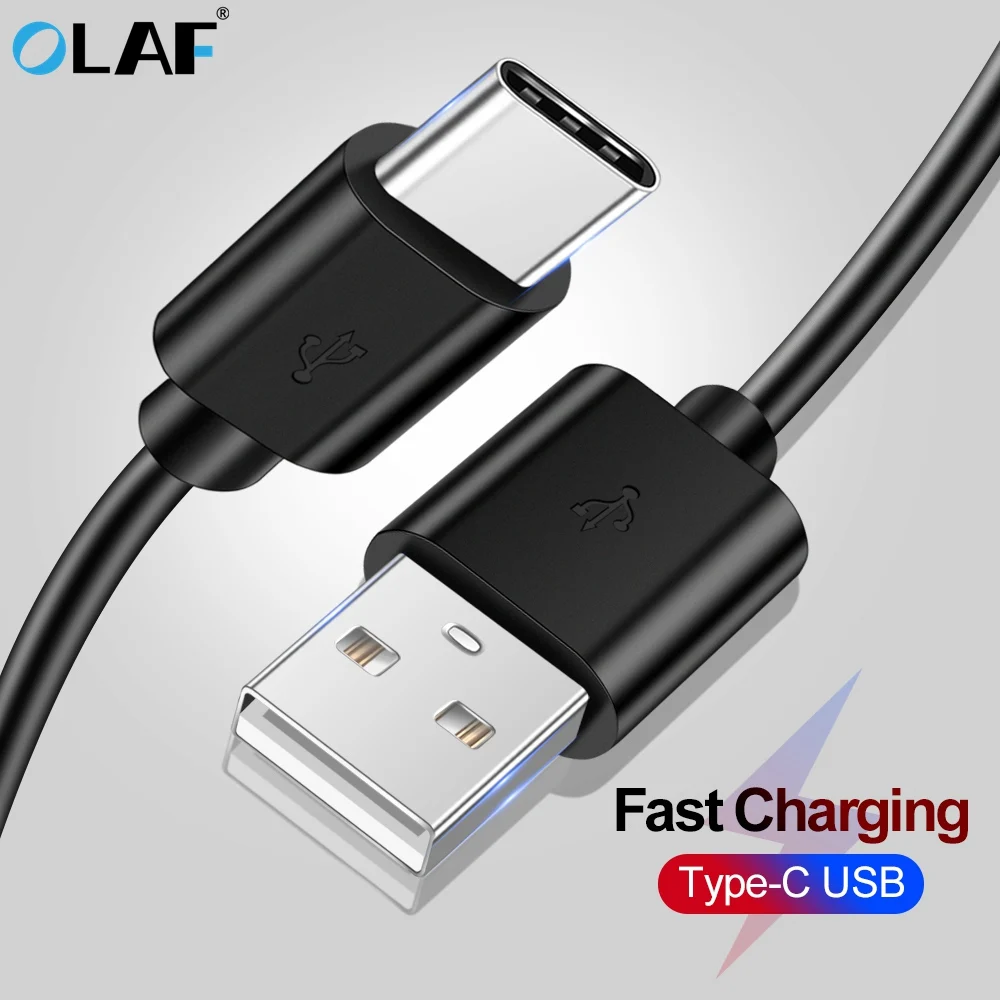 

OLAF USB Type C Cable for Huawei Mate 20 Pro USB-C Mobile Phone Fast Charging USB Charger Cable for Samsung Galaxy S9 S8 Plus
