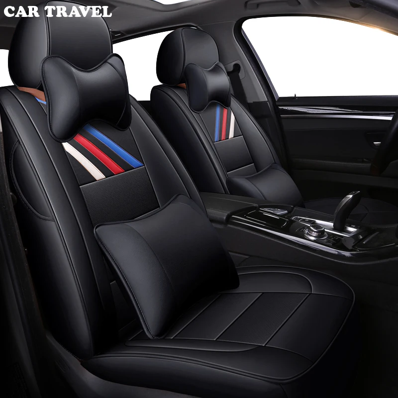 Автомобильный чехол из натуральной кожи на заказ для vw golf 4 5 VOLKSWAGEN polo 6r 9n passat b5 b6 b7 Touareg Tiguan автомобильные аксессуары