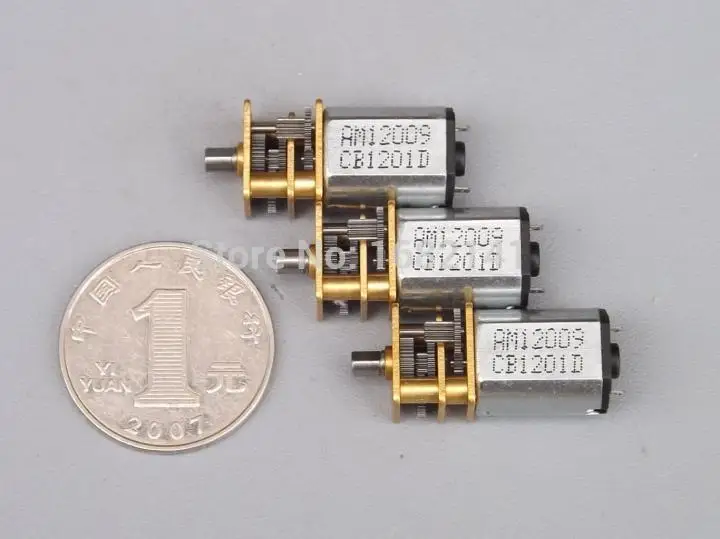 

NEW N20 DC 3V 5V 6V 9V Gear Motor N20 DC Motor of Miniature DIY Low speed Motor Robot Motor with Metal Gear Box