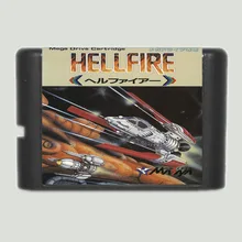 Hell Fire 16 bit MD игровая карта для 16 бит Sega megadrive Genesis игровая консоль