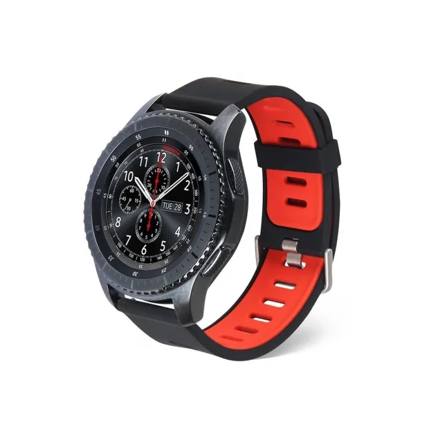 Ремешок силиконовый для Samsung Gear S3 Watch Band 22 мм мягкий спортивный резиновый браслет