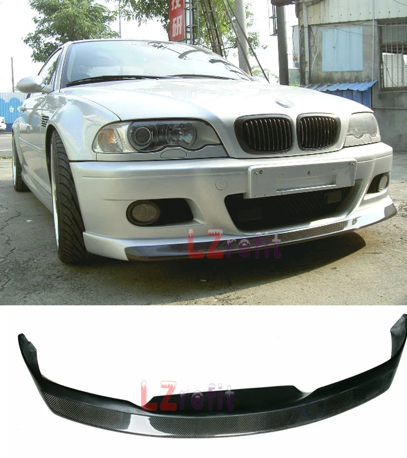 Real Carbon Fiber Front Spoiler For BMW E46 M3 1998-2006