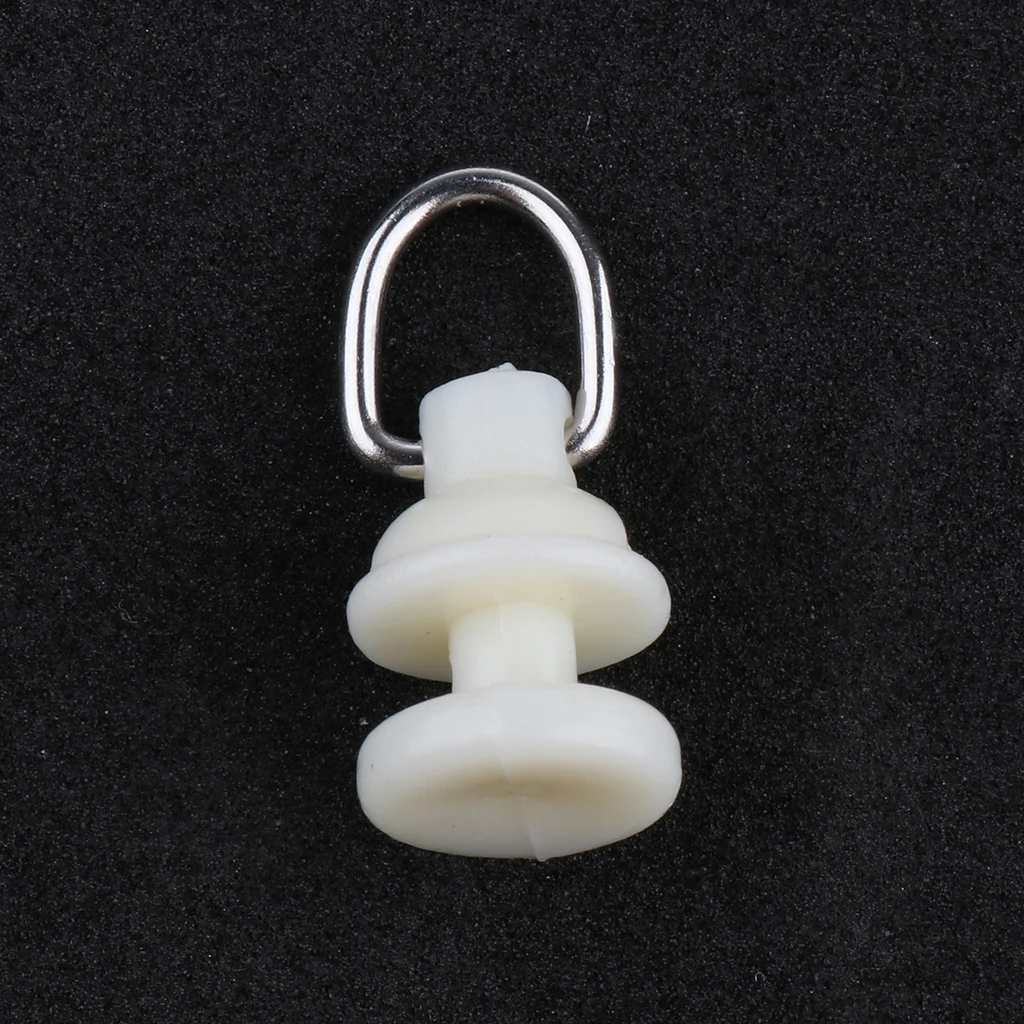 20Pcs ABS Plastic Curtain Track Roller Glider Rail Runner 15mm for Balcony Bath Kitchen Office Curtain Decorative Accessories