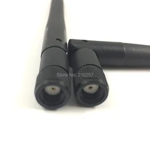 5 шт. 2,4 г 3dbi Omni Высокая усилительная антенна Wi-Fi штекер rp-sma антенна 109 мм