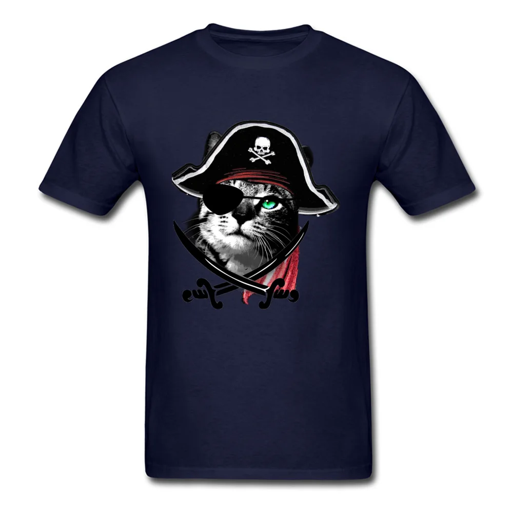 Crazy CATain Jack Men T-Shirt 2018 Discount Lovers Day Short Sleeve Crew Neck All Cotton Tops Tees Normal Sweatshirts CATain Jack navy