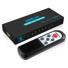 HDMI Splitter Switch 5 Input 1 Output 4K HDMI Switcher 5×1 for PC Laptop XBOX 360 PS3 PS4 Nintendo Switch 4K HDMI Adapter