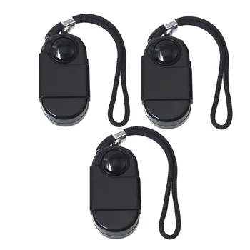 3pcs Camping Travel Motion Sensor Alarm Portable Mini PIR Infrared Movement Detector 120dB Wireless Home Security Self-defense 1