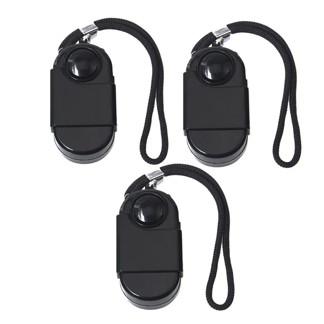 3pcs Camping Travel Motion Sensor Alarm Portable Mini PIR Infrared Movement Detector 120dB Wireless Home Security Self-defense 1
