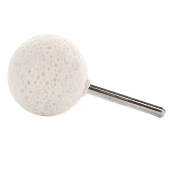

40mm Grinding Head Puncture Buffer Golf Ball Wood White Car Tyre Grinding Head Tyre Rubber Repair Tool