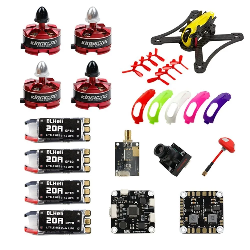 

RAMMUS 180 FPV PNP DIY Kit RAMMUS 700TVL Camera 2205 Frame Kit F3 PLUS FC2300KV Motor 20A ESC 5.8G VTX Drone F19958