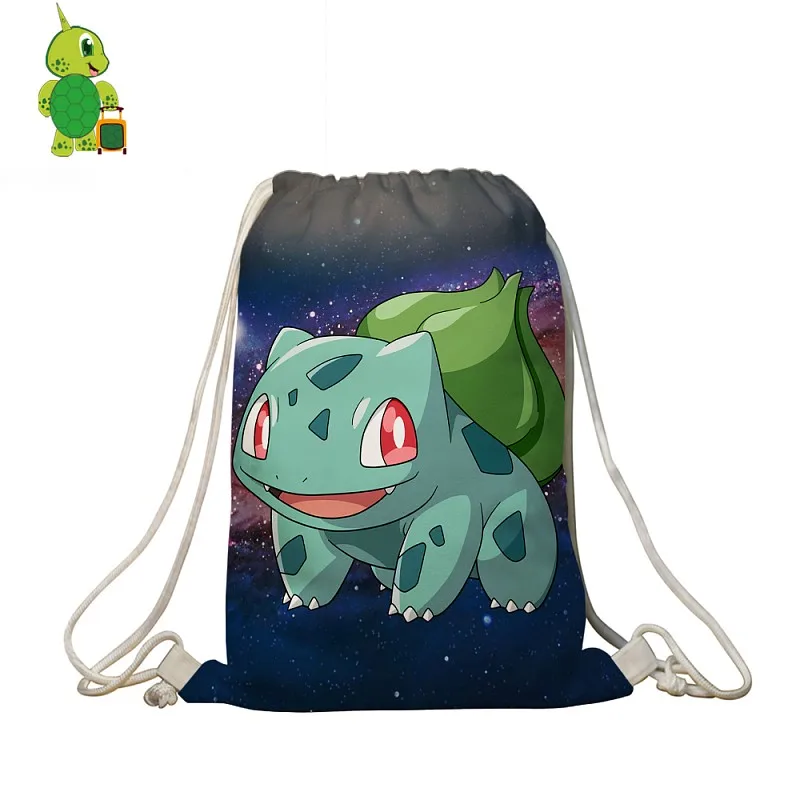 POKEMON Drawstring Bag GREEN