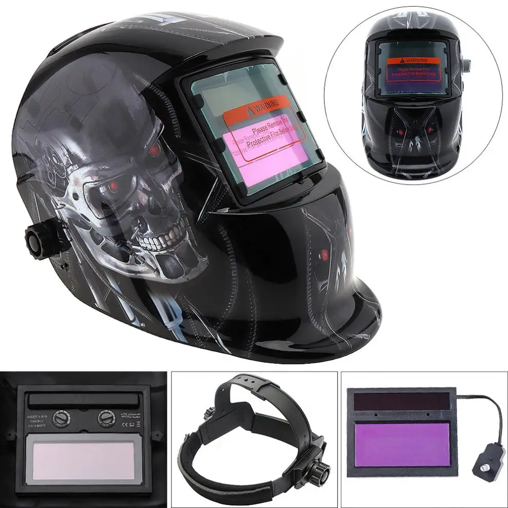 

Hot Solar Automatic Welding Helmet Welding Mask Automatic Welding Shield MIG TIG ARC Welding Shield (Terminator)