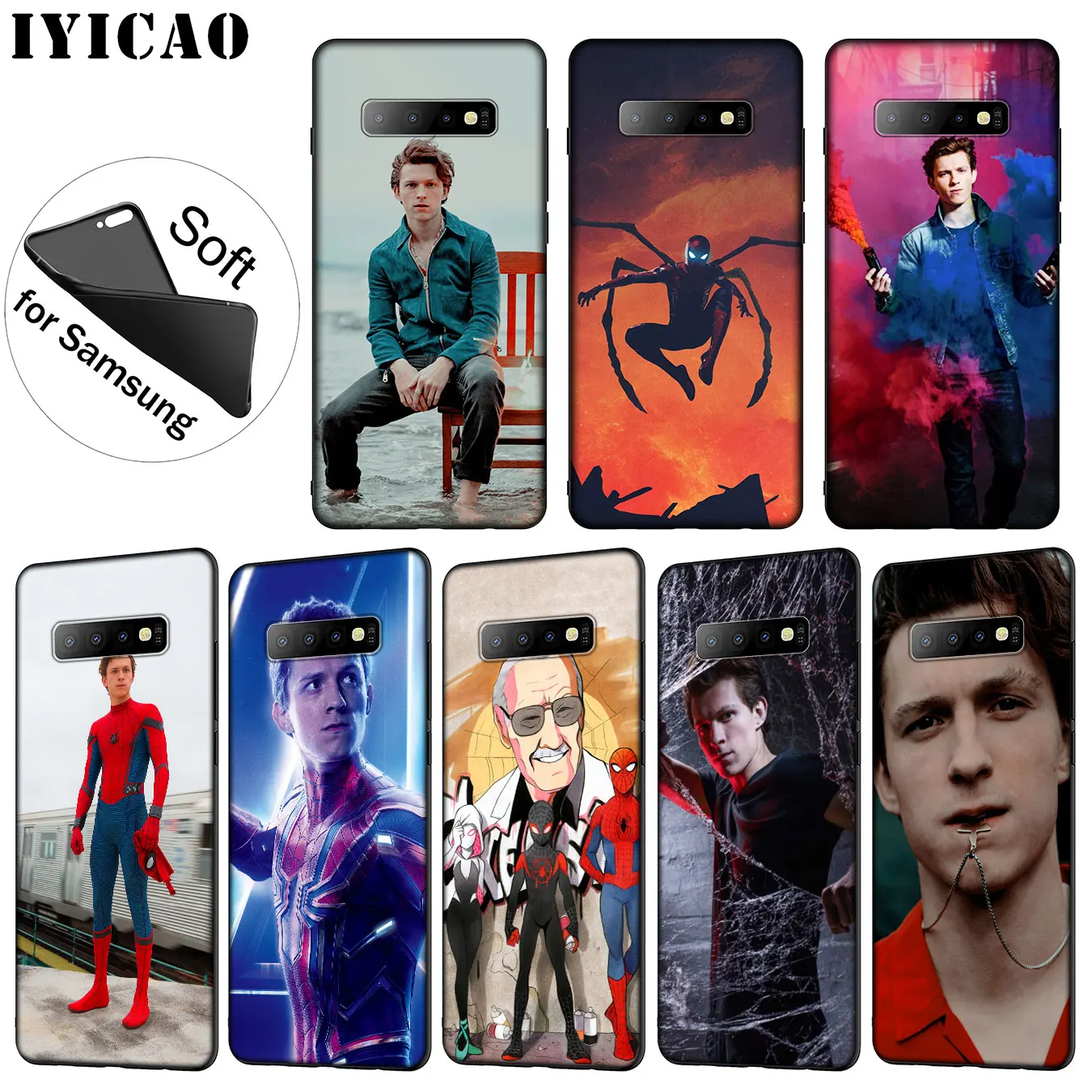 Spider Man Marvel tom holland Soft Silicone Phone Case for Samsung Galaxy S20 Ultra S10 Lite S9 S8 Plus S6 S7 Edge S10e Cover |