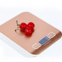 1 шт. ЖК-цифровой кухонные весы 10 кг x 1 г Супер Тонкий нержавеющая сталь электронные весы вес еда диета пособия по кулинарии инструмент баланс