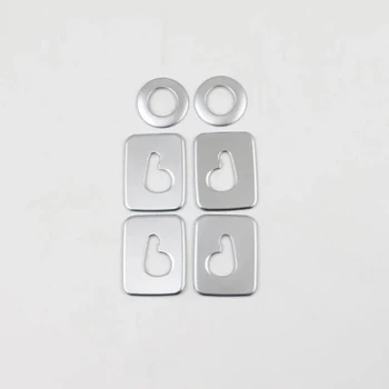 

Car styling Reading Light Cover trim decoration strips Interior roof Lamp Frames auto accessories For Audi Q7 2016