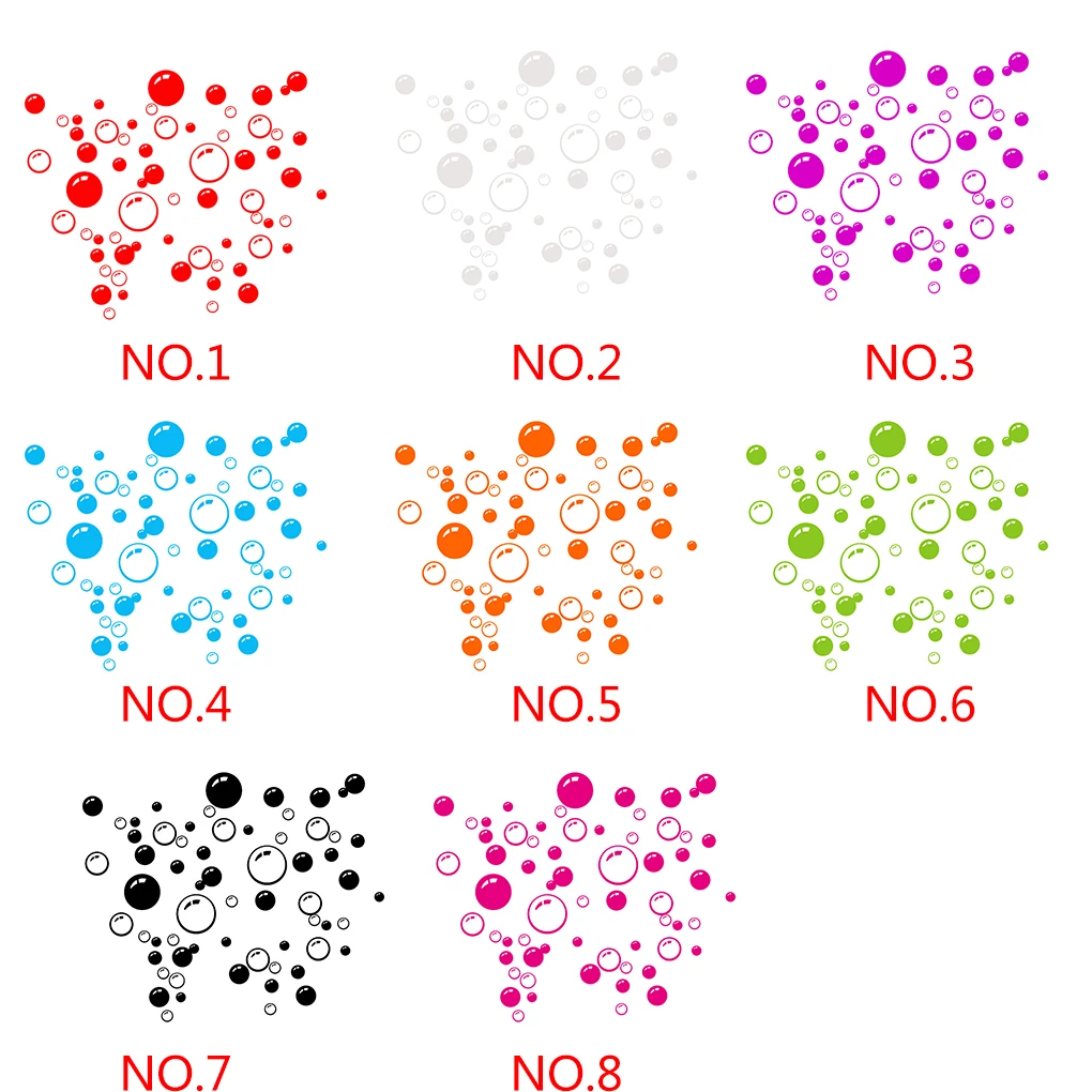 Пузырьки круг съемные обои для ванной комнаты окна стены стикеры дома DIY ПВХ наклейки на стену s