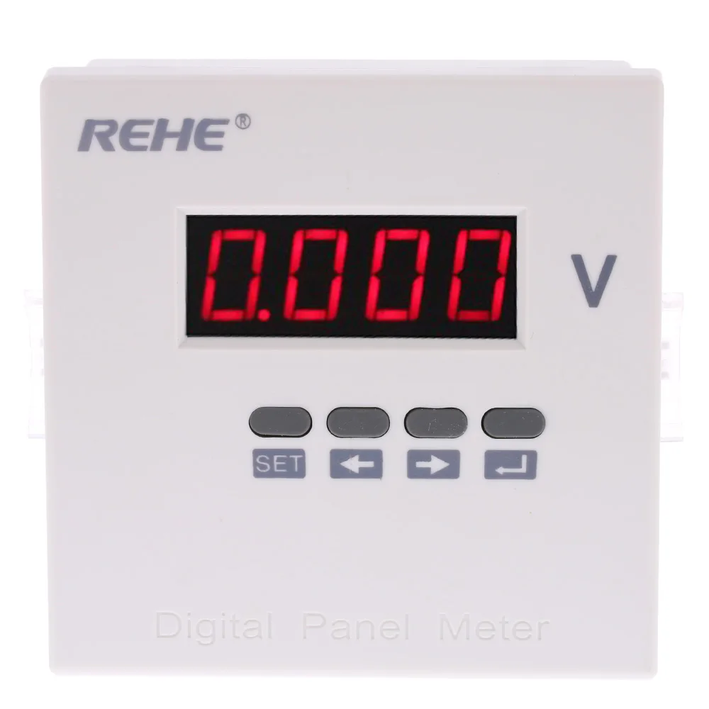 

96*96mmDigital Voltmeter Single Phase AC Voltage Panel Meter Voltage Ratio Programmable voltimetro AC/DC80V-270V diagnostic-tool