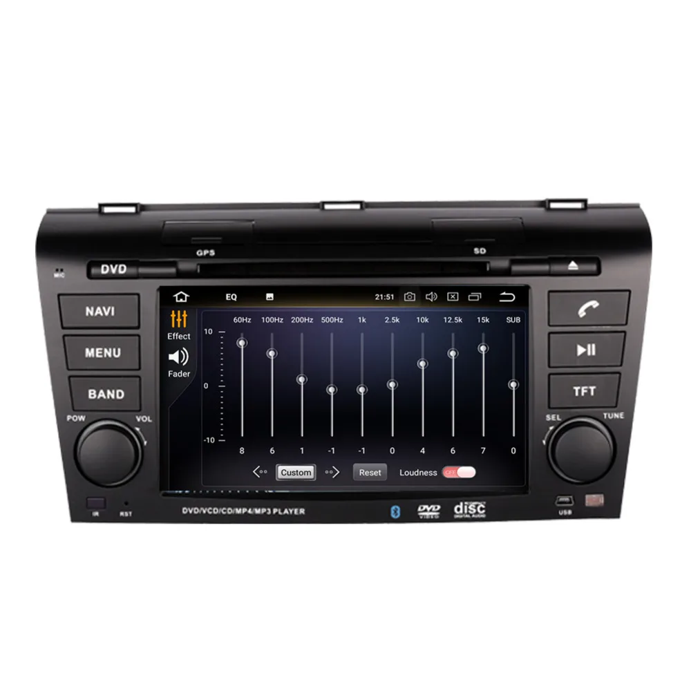 Best Android 8.0 Octa Core 4GB RAM Car PC DVD Head Unit with Bluetooth For Mazda 3 2004 2005 2006 2007 2008 2009 Radio Stereo Wifi 2