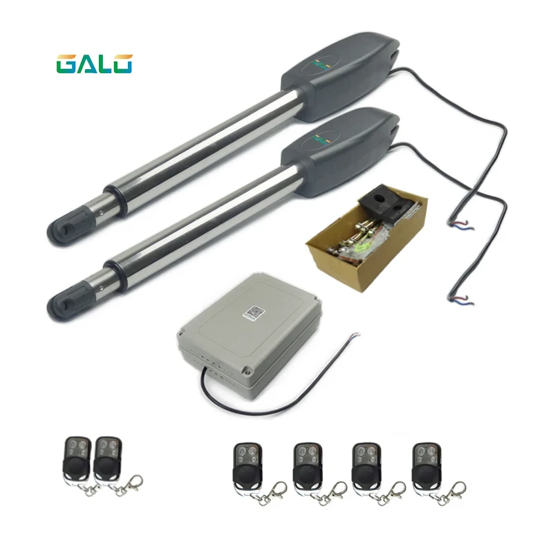 GALO KPM-C02 сверхмощный двойной автоматический набор для открывания ворот для распашных ворот до 20 футов - Цвет: G