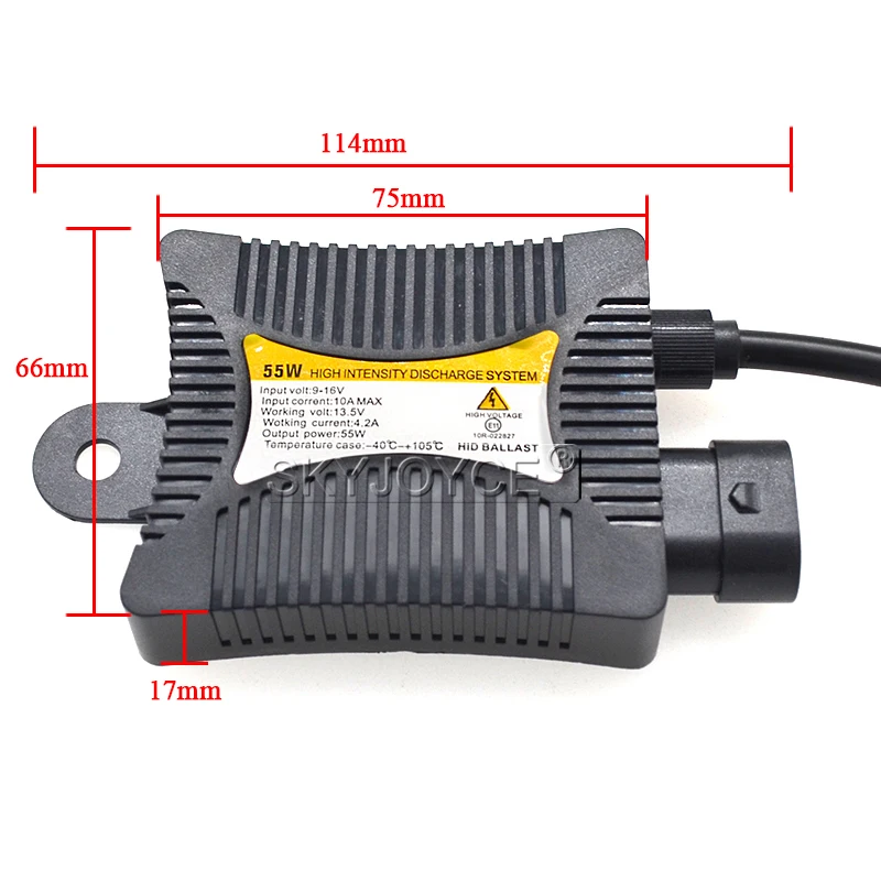 SKYJOYCE 55W hid kit xenon H11 6000K 12V HID Slim Ballast 55W H1 H7 H3 9005 9006 4300K 5000K hid headlight bulbs conversion kit (15)