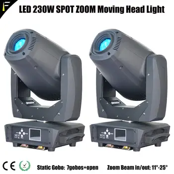 

2units Linear 5 Prism 230W LED Spot Zoom Moving Head Beam Light DMX 3XLR&5XLR Input Applicate to Club Bar Wedding Hall