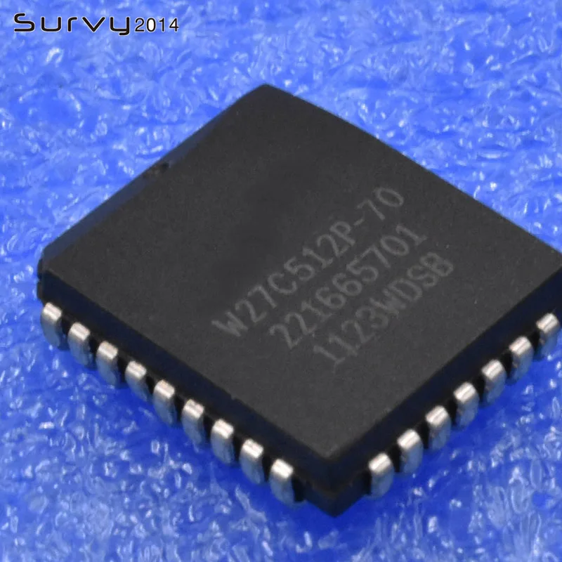 1/5/10 шт W27C512P 70 PLCC 64K X 8 электрические стираемые EPROM 32 булавки|Интегральные схемы| |