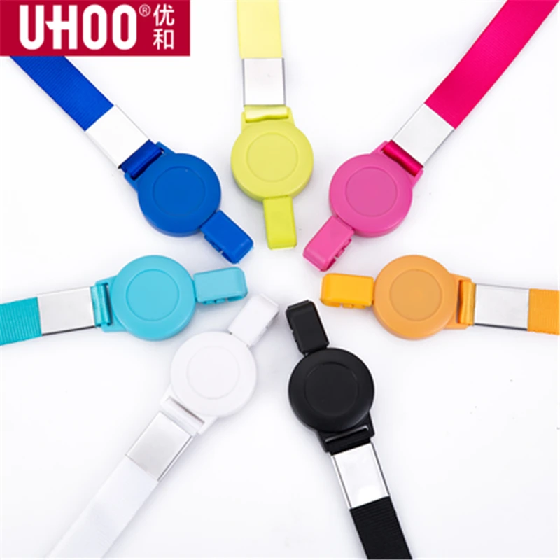 The new card ID card holder by pulling rope stretching clasp work card