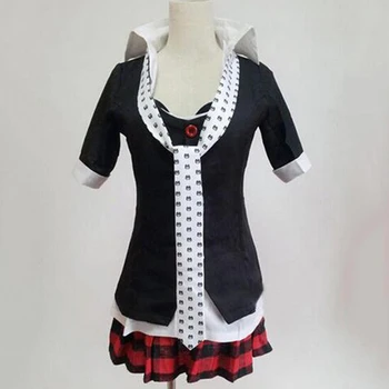 

Danganronpa Cosplay Dangan Ronpa Junko Enoshima Emboitement Inushio Kimuchi Symbol Mark Sign Trigger Happy Havoc Cosplay Costume