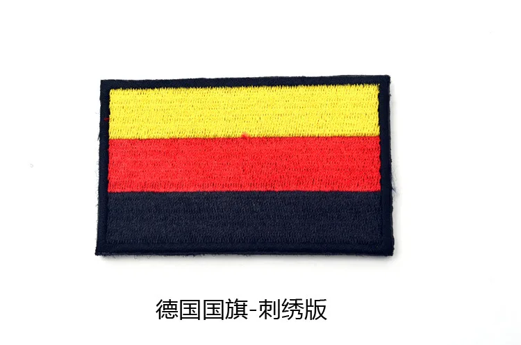 Высокое Качество эмблема национального флага эполеты значок значки для одежды вышивка патч армии
