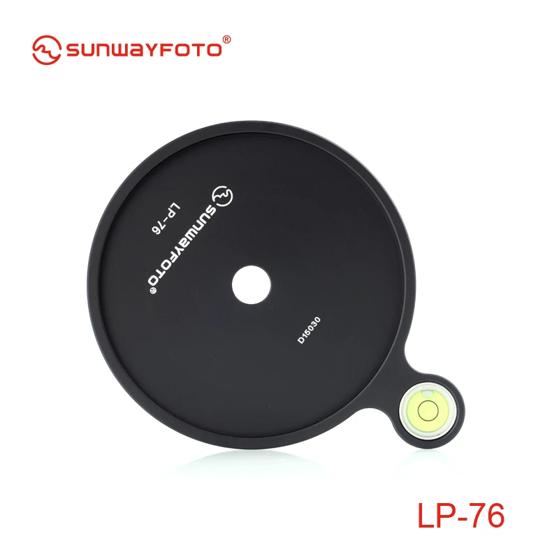 

Sunwayfoto LP-76 Add-on Offset Bubble Level Plate 76mm diameter for Tripod Headball