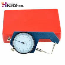 Dicke Messuhr 0-20mm Leder Dicke Metall Tester Messen Tool Handwerk Mess Gage Werkzeug Sattel