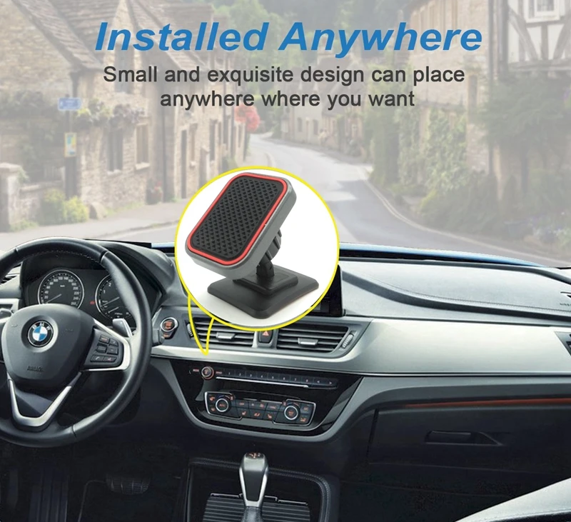 Универсальный магнитный держатель для телефона, автомобильная подставка для приборной панели телефона, вращающийся на 360 градусов Магнитный держатель для мобильного телефона для iPhone, samsung, Xiaomi