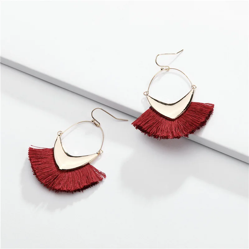 

Fashion Designer Arrows Arrowhead Fringed Tassel Statement Earrings for Women Fashion Brand Women Jewelry Hook Dangle Earrings