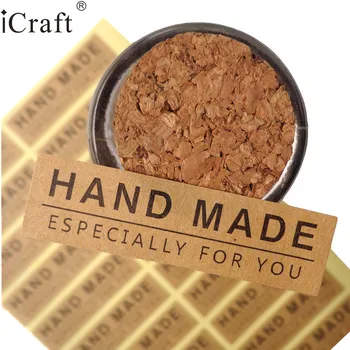 

1200pcs/lot Handmade seal stickers gift paper stickers For Party Favor Gift Bag Candy Box Decor Free shipping