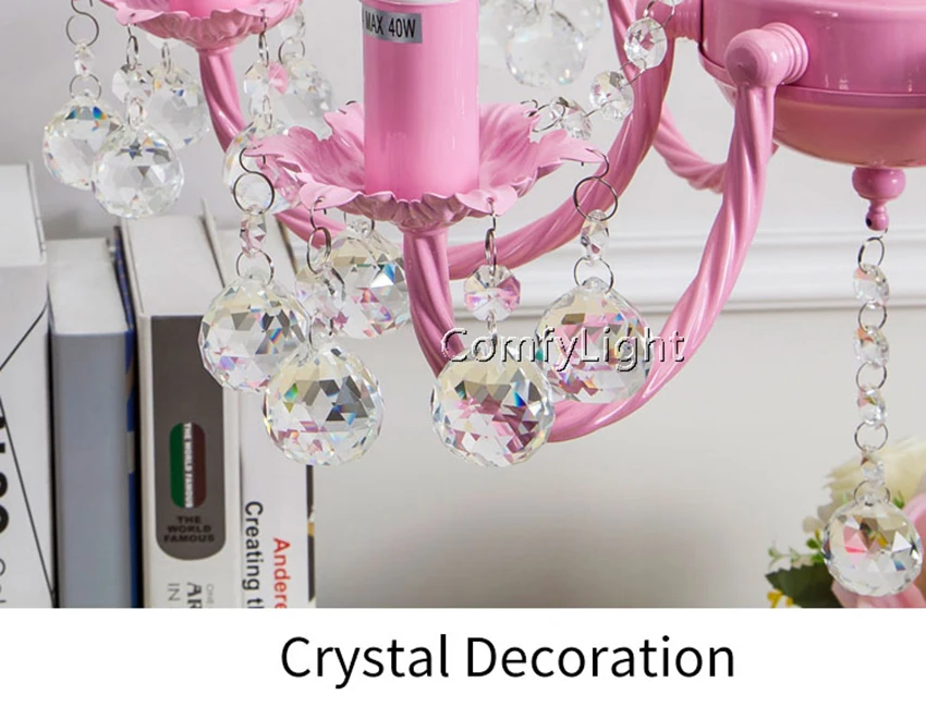 Роскошные хрустальные цветные люстры для гостиной lustre sala de cristal современные 4 руки железные светильники люстры украшения дома